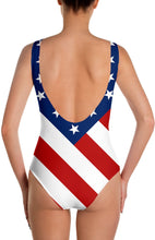 Load image into Gallery viewer, American Flag Swimsuit