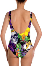 Load image into Gallery viewer, Tropical Skull Swimsuit