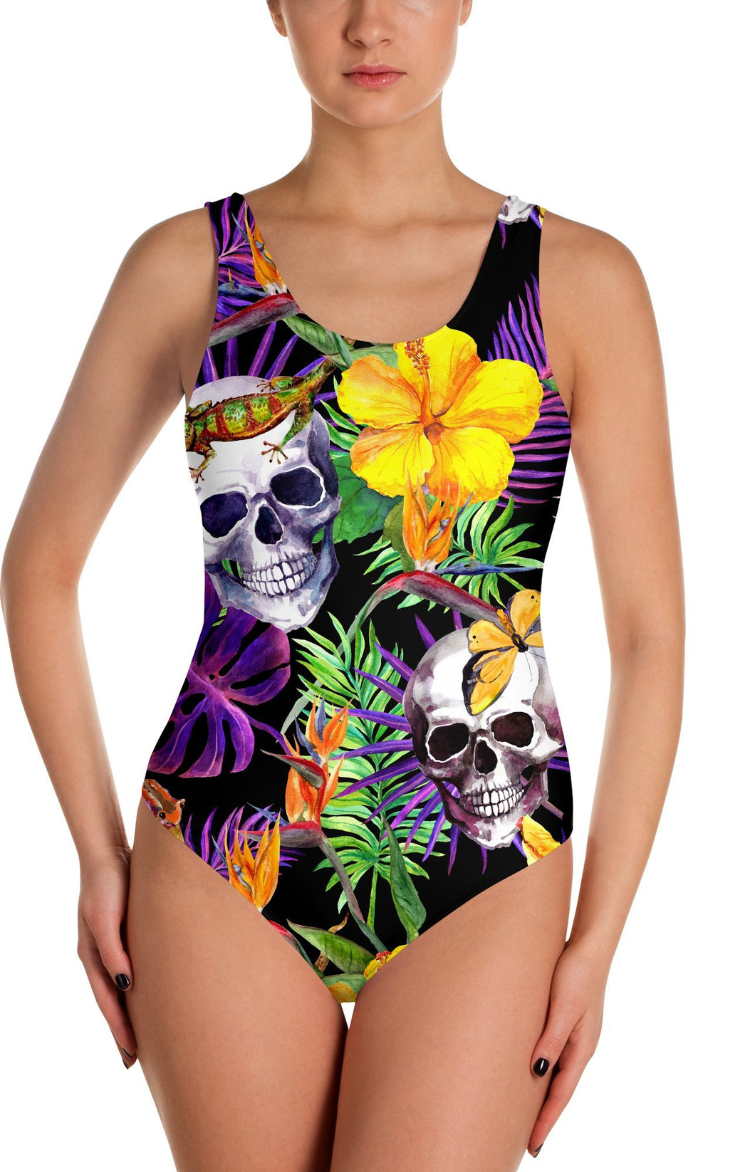 Tropical Skull Swimsuit