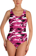 Load image into Gallery viewer, Pink Camo Swimsuit