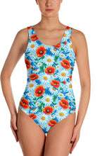 Load image into Gallery viewer, Poppy &amp; Daisy Floral Swimsuit